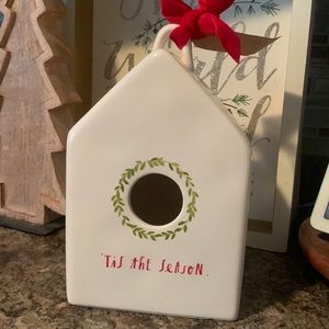 Rae Dunn ‘tis the season birdhouse